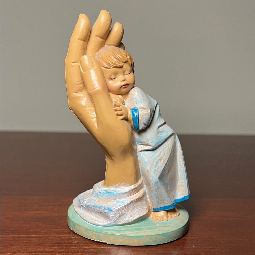 VTG Fontanini Boy Palm of my Hand Depose Italy 1987 Simonetti 4.5" Figurine #135